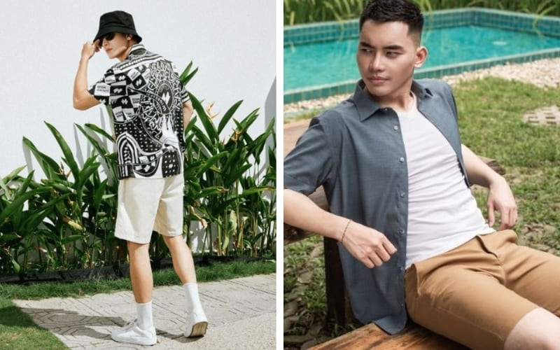 outfit nam mùa hè mát mẻ