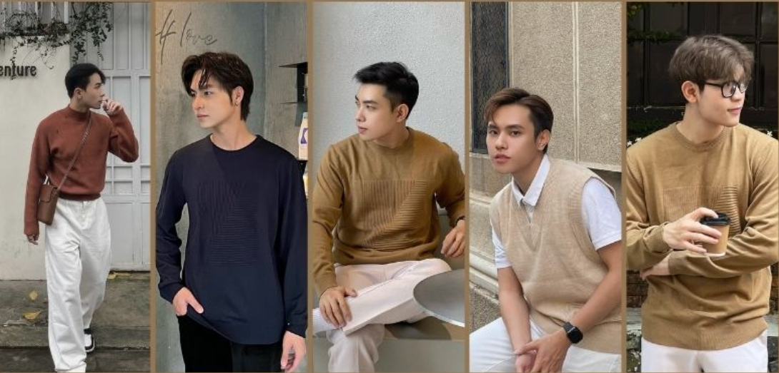 những mẫu áo len nam đẹp cho ngày lạnh
