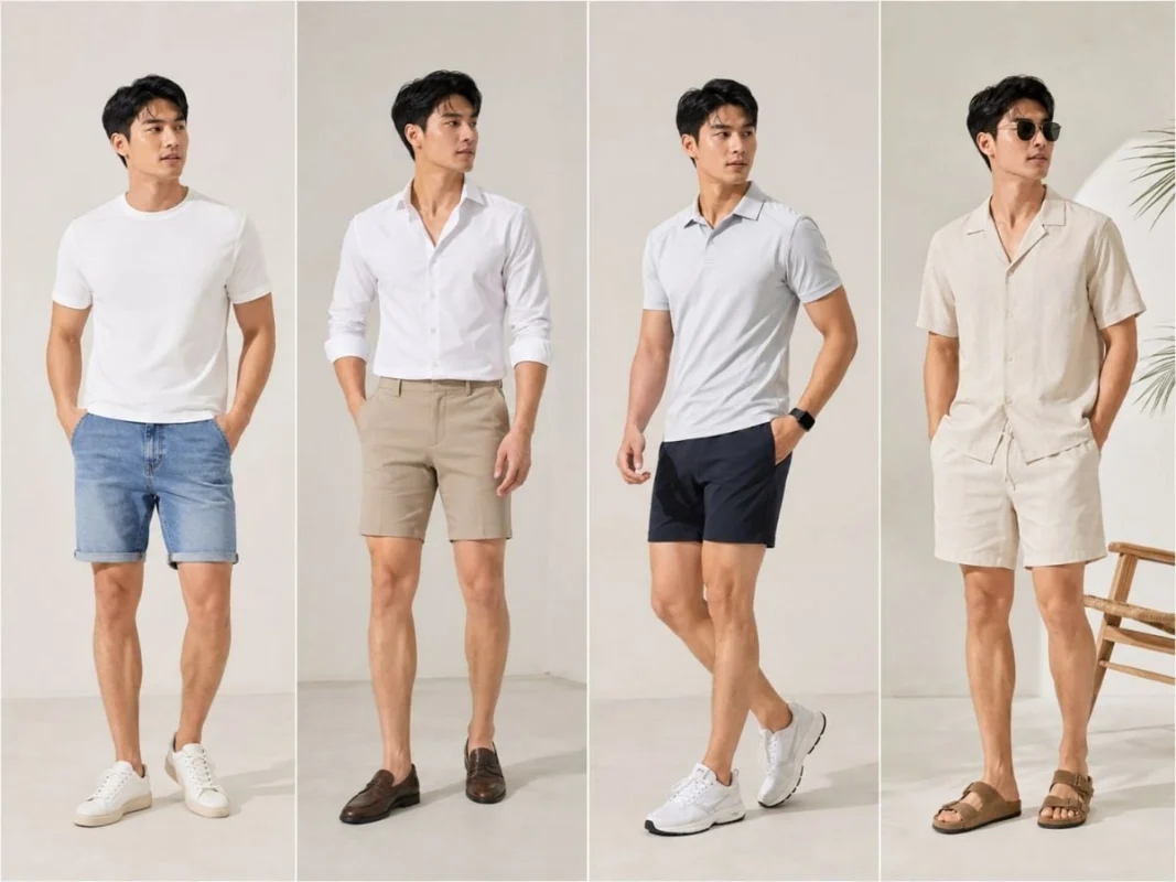 top quần short nam đẹp cho mùa hè